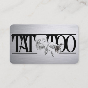 Tattoo Template Mighty, 3.5" x 2.5"   Business Car Business Card