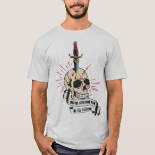Tattoo tete_de_mort_crane_dague_death_reminds_man_ T-Shirt