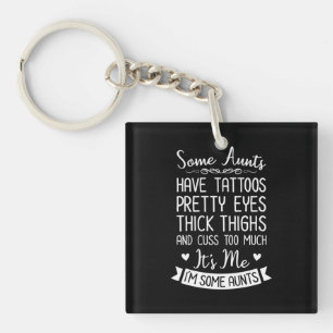 Tattooed Aunt Key Ring