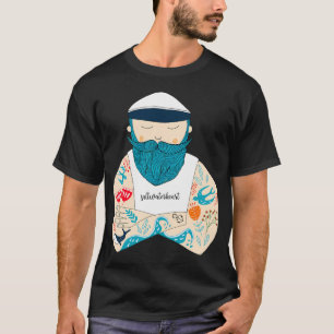 Tattooed, bearded, Scandinavian sailor. A gift fro T-Shirt