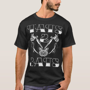 Tattooed Cat Mom Gift Women Tattoo  T-Shirt
