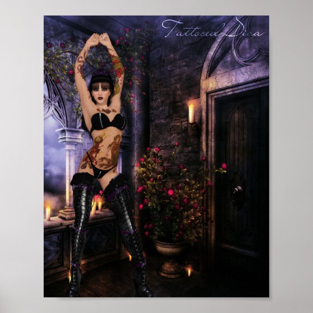 Tattooed Diva Poster (Front)