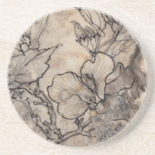 Tattooed Floral I Coaster