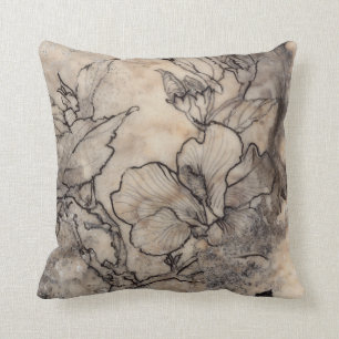Tattooed Floral I Cushion