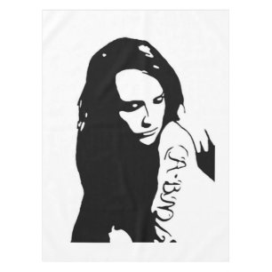 Tattooed Girl Tablecloth