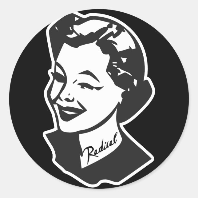 Tattooed Housewife - Radical Classic Round Sticker (Front)