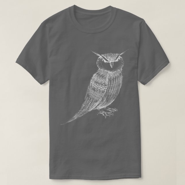 Tattooed Owl T-Shirt (Design Front)
