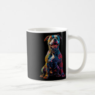 Tattooed Pitbull Dog Tattoos Pitbull Tattooed Dog  Coffee Mug