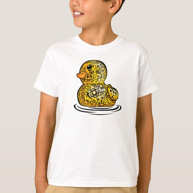 Tattooed Rubber Duck T-Shirt (Front)