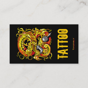 Tattooer Dragon Business Card