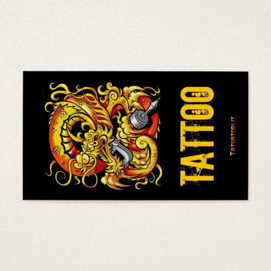 Tattooer Dragon Business Card
