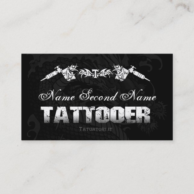 Tattooer Tribe 1 Business Card (Front)