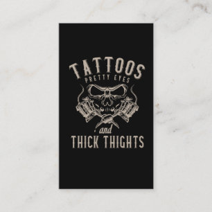 Tattoos Lover Inked Tattoo Artist Business Card