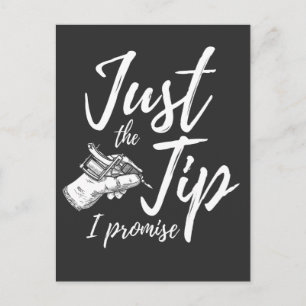 Tattoos Lover Tip Inked Tattoo Artist Postcard