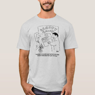Tattoos Removal at Beauty Salon Theme T-Shirt