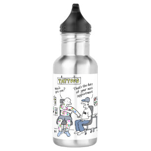 Tattoos Theme Funny Tattooist 532 Ml Water Bottle