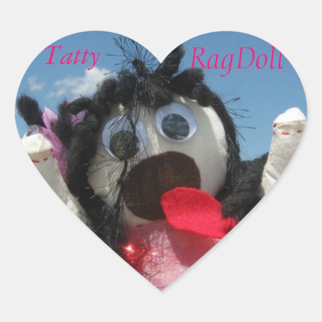 Tatty Ragdoll Sticker (Front)