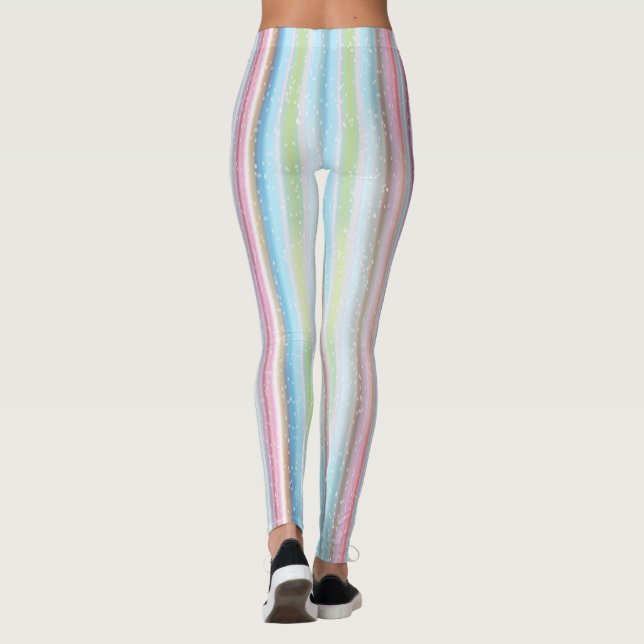 Tatty Stripes Leggings (Back)