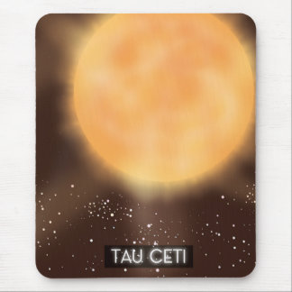 Tau Ceti Space Art poster Mouse Mat