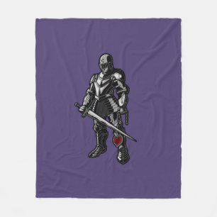 Tau Epsilon Phi Fraternity Armoured Knight Fleece Blanket