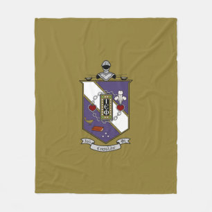 Tau Epsilon Phi Tau Crest Fleece Blanket