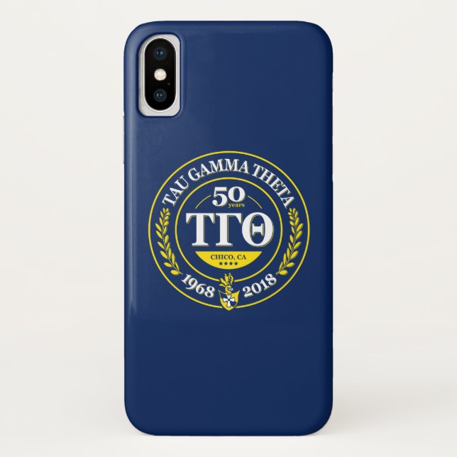 Tau Gamma Theta 50th Anniversary Phone Case (Back)