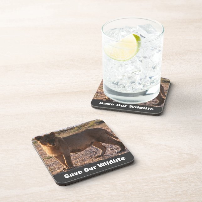 Tau Save Our Wildlife Coaster (Right Side)