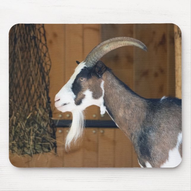 Tauernschecken-Ziege Mouse Mat (Front)