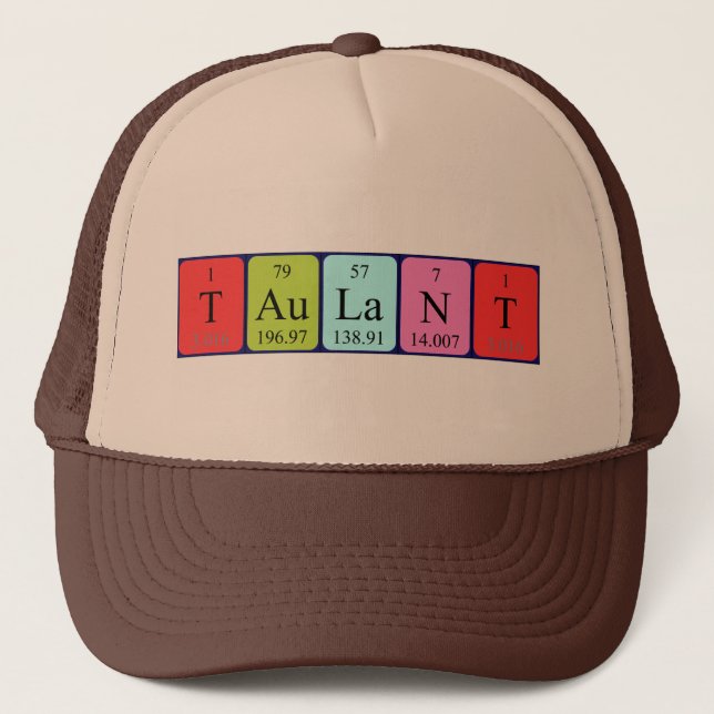 Taulant periodic table name hat (Front)