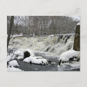 Taunton River Waterfall Postcard