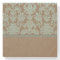 Taupe and Turquoise Damask