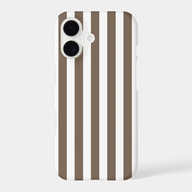 Taupe and white candy stripes (Back)