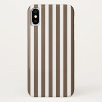 Taupe and white candy stripes