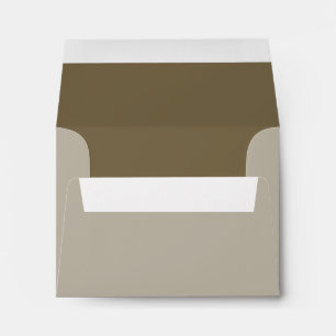 Taupe Brown Colour Background Customisable Envelopes