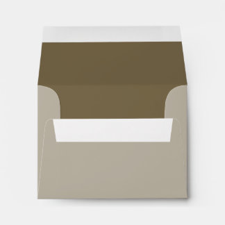 Taupe Brown Colour Background Customisable Envelopes
