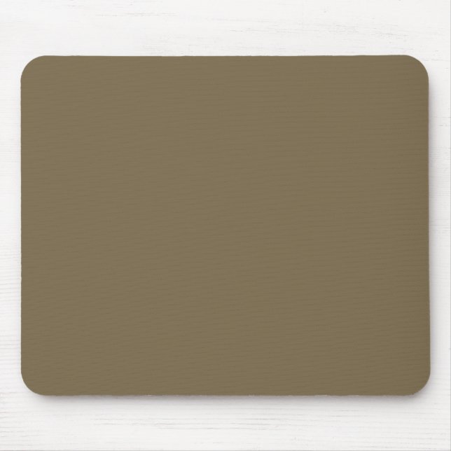 Taupe Coffee Colour Decor Background Customisable Mouse Mat (Front)