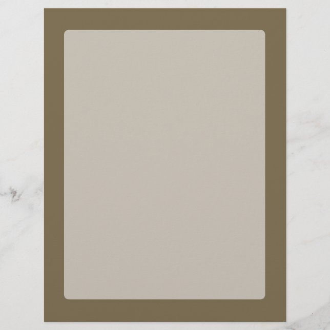 Taupe Coffee Colour Decor Customisable (Front)