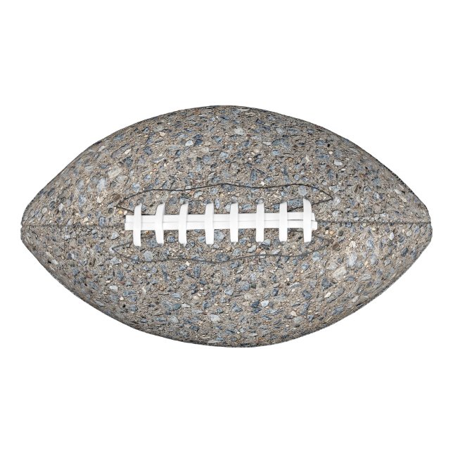 Taupe Concrete Cement Blue Aggregate Sidewalk American Football (Front)