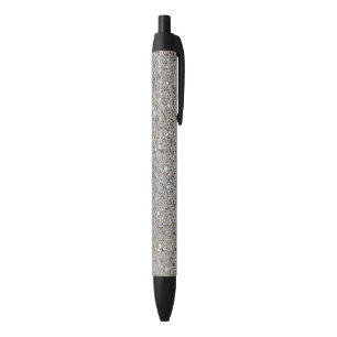 Taupe Concrete Cement Blue Aggregate Sidewalk Black Ink Pen