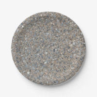 Taupe Concrete Cement Blue Aggregate Sidewalk
