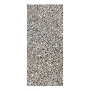 Taupe Concrete Cement Blue Aggregate Sidewalk Rack Card