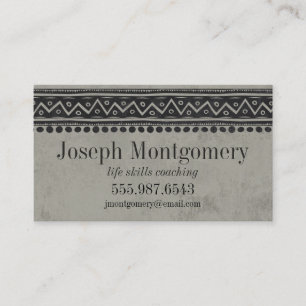 Taupe Grey Professional Appointments Business Card