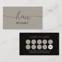 Taupe hair salon Minimalist