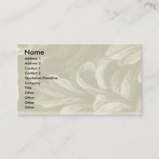 Taupe Nature Business Card