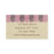 Taupe Pink Cupcake Bakery Business Card