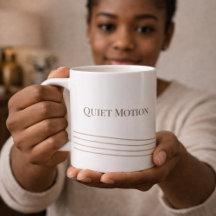 Taupe Quiet Motion Classic Mug, 11 oz