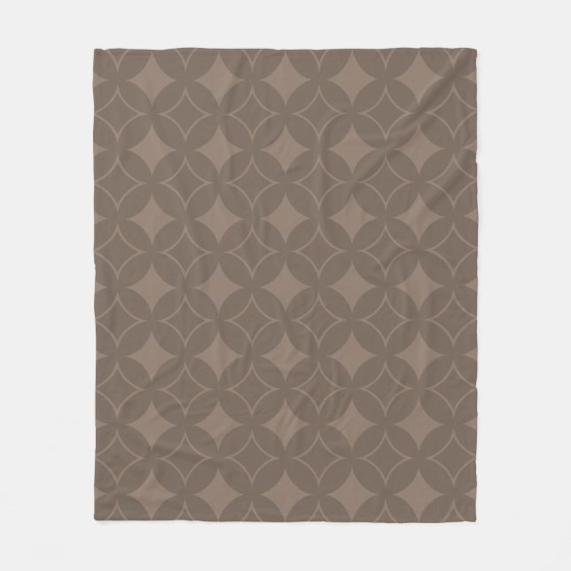 Taupe shippo fleece blanket (Front)