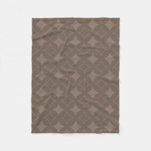 Taupe shippo fleece blanket