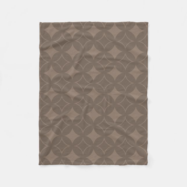 Taupe shippo fleece blanket (Front)