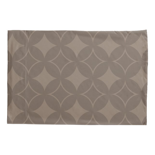 Taupe shippo pillowcase (Back)